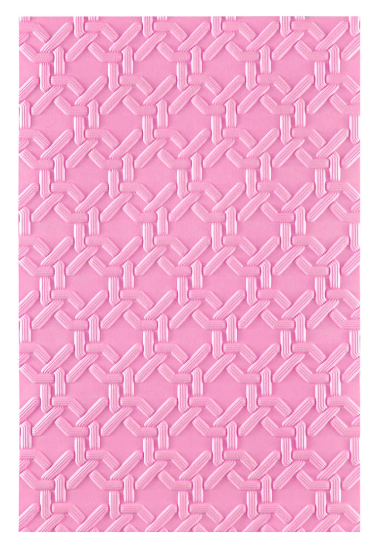 Spellbinders Stylized Lattice 3D Embossing Folder