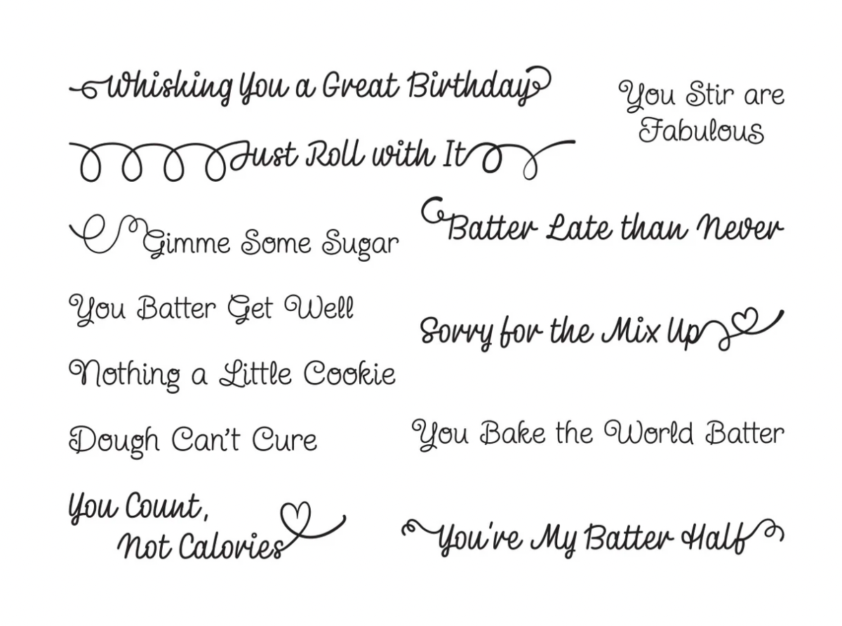 Spellbinders Make It & Bake It I Want It All Bundle