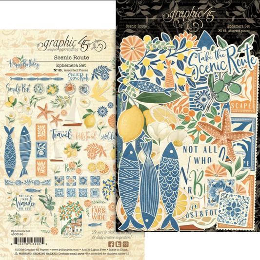 Graphic 45 Scenic Route Ephemera