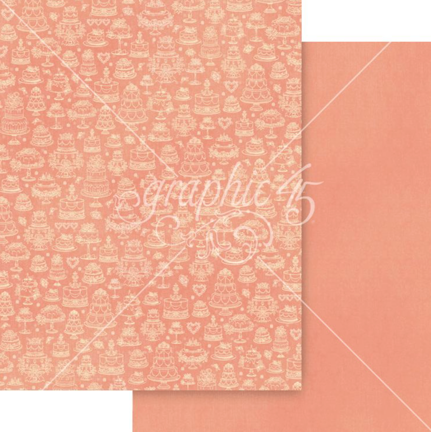 Graphic 45 Patterns & Solids Collection Pack 8.5"X11 - Always and Forever
