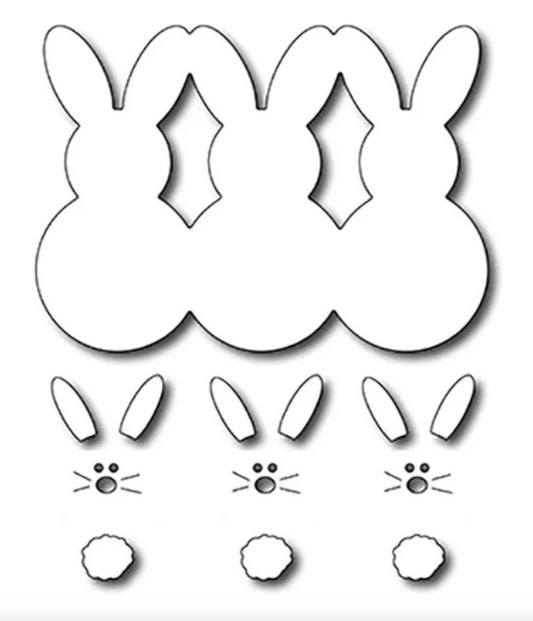The Frantic Stamper Marshmallow Bunnies