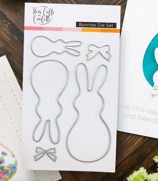 This Calls for Confetti Bunnies Die Set