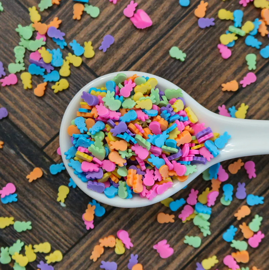This Calls for Confetti Peepin' Bunnies - Clay Pieces