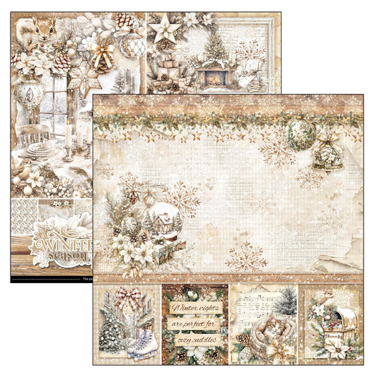 Ciao Bella Winter Season Pad 8"x8" 12/Pkg