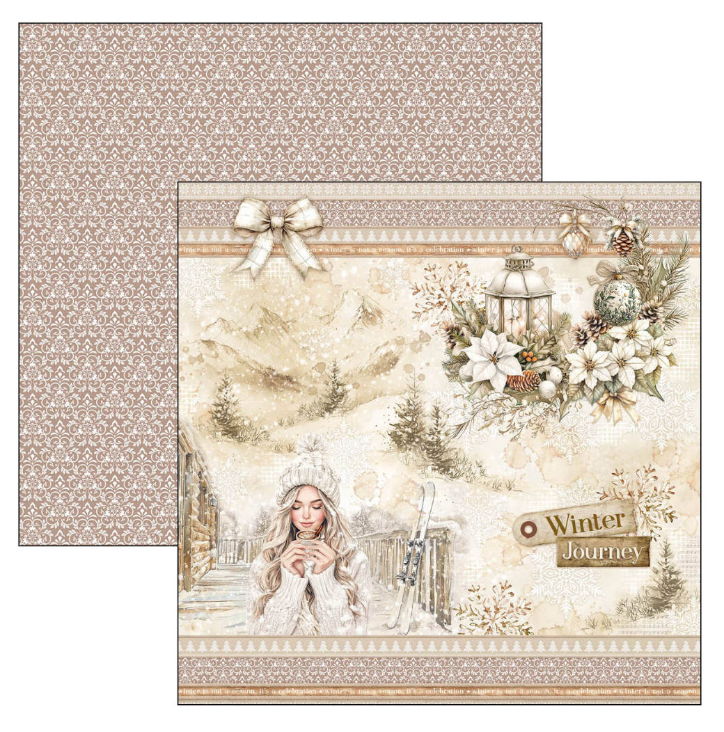 Ciao Bella Winter Season Pad 8"x8" 12/Pkg