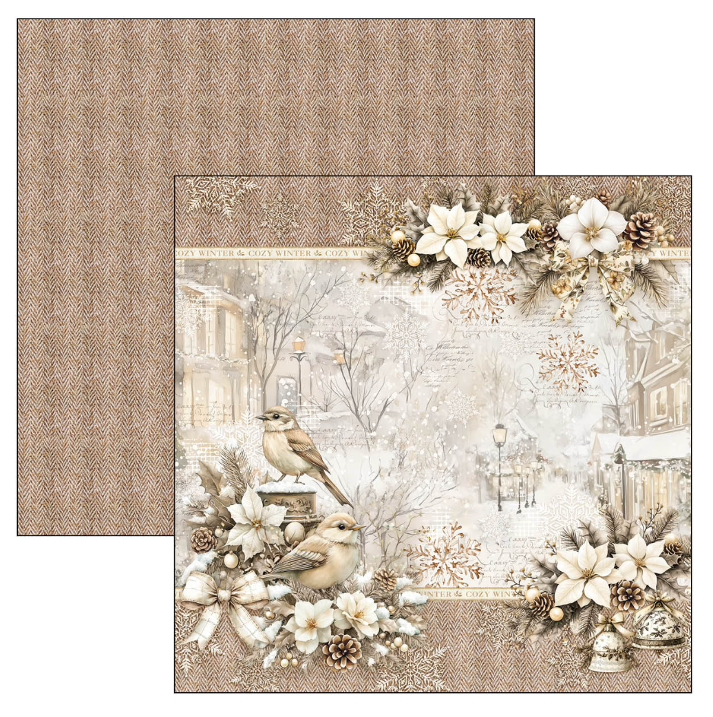 Ciao Bella Winter Season Pad 8"x8" 12/Pkg