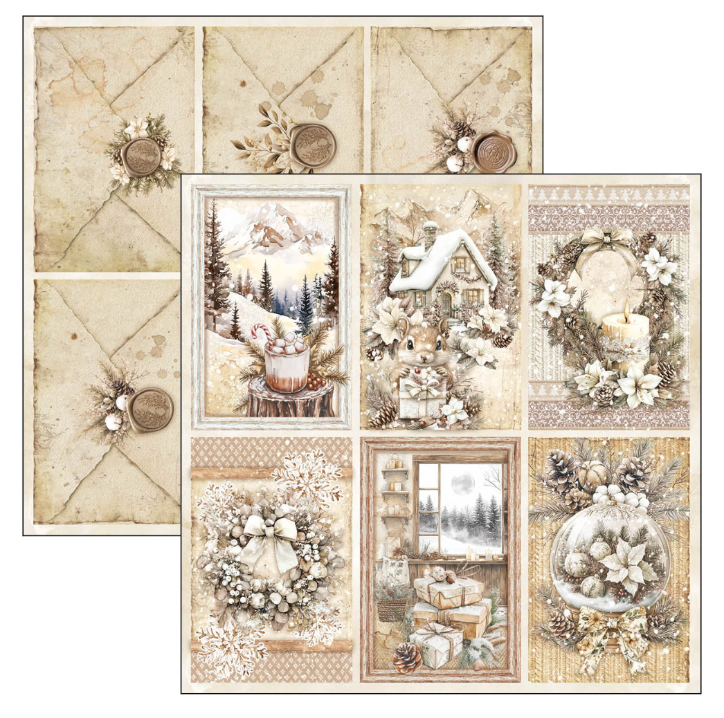 Ciao Bella Winter Season Pad 8"x8" 12/Pkg