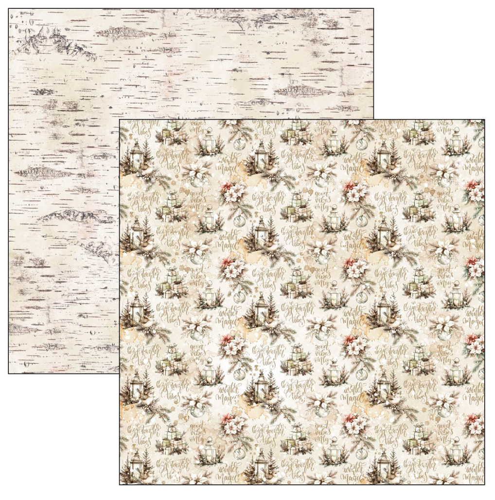 Ciao Bella Winter Season Pad 8"x8" 12/Pkg