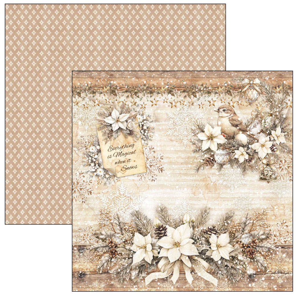 Ciao Bella Winter Season Pad 8"x8" 12/Pkg