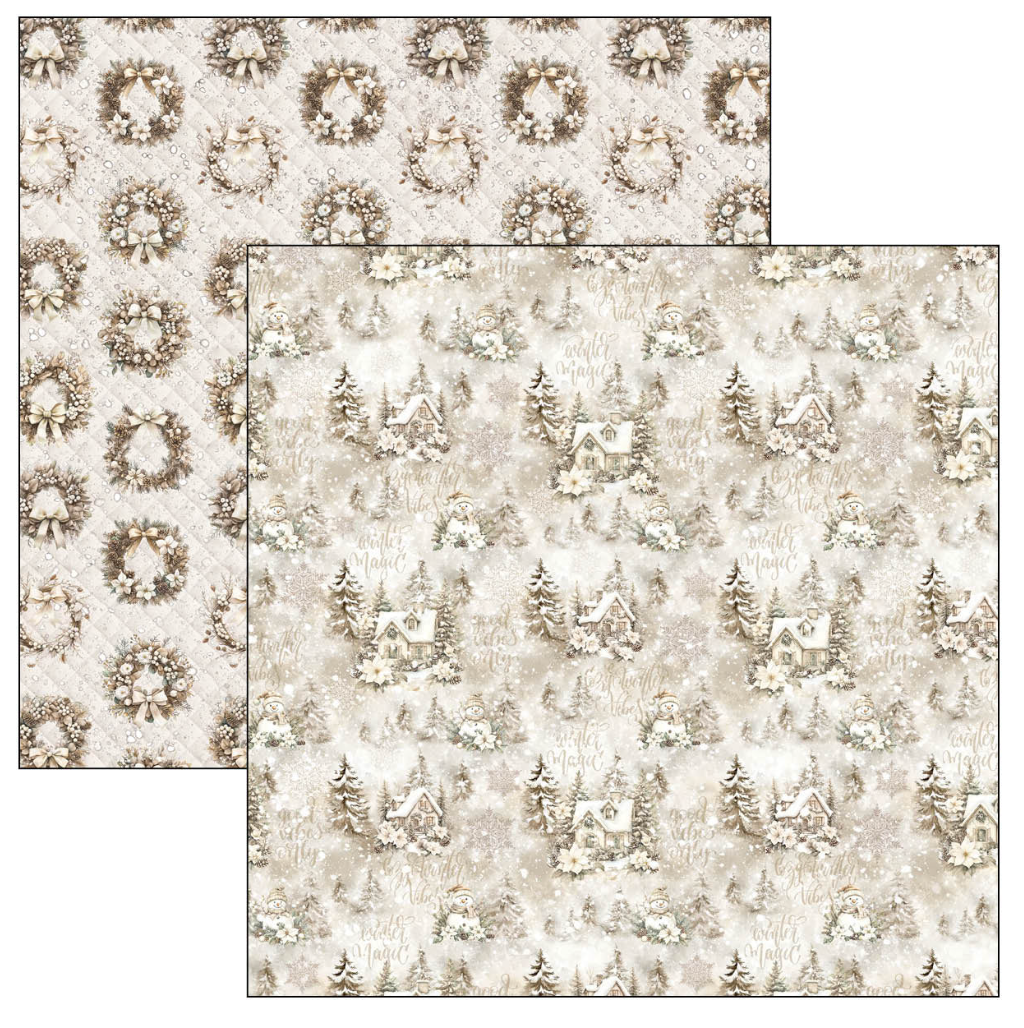 Ciao Bella Winter Season Pad 8"x8" 12/Pkg