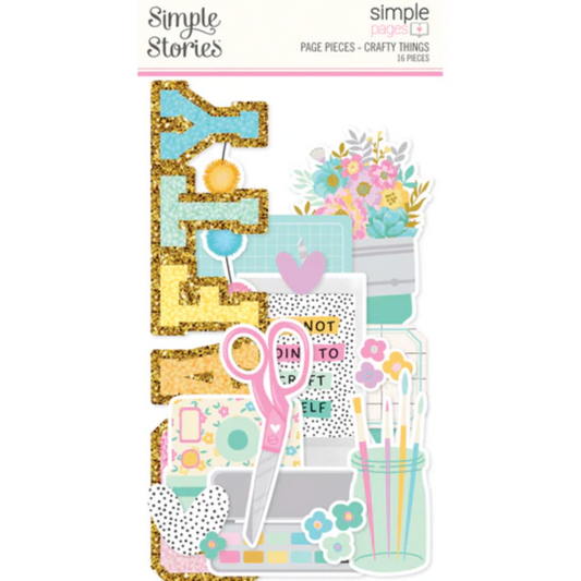 Simple Stories Page Pieces - Crafty