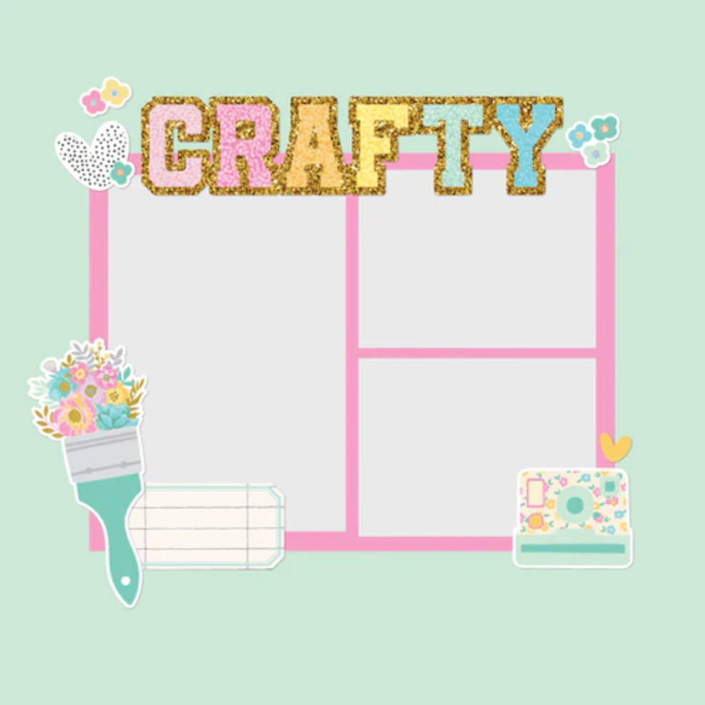 Simple Stories Page Pieces - Crafty