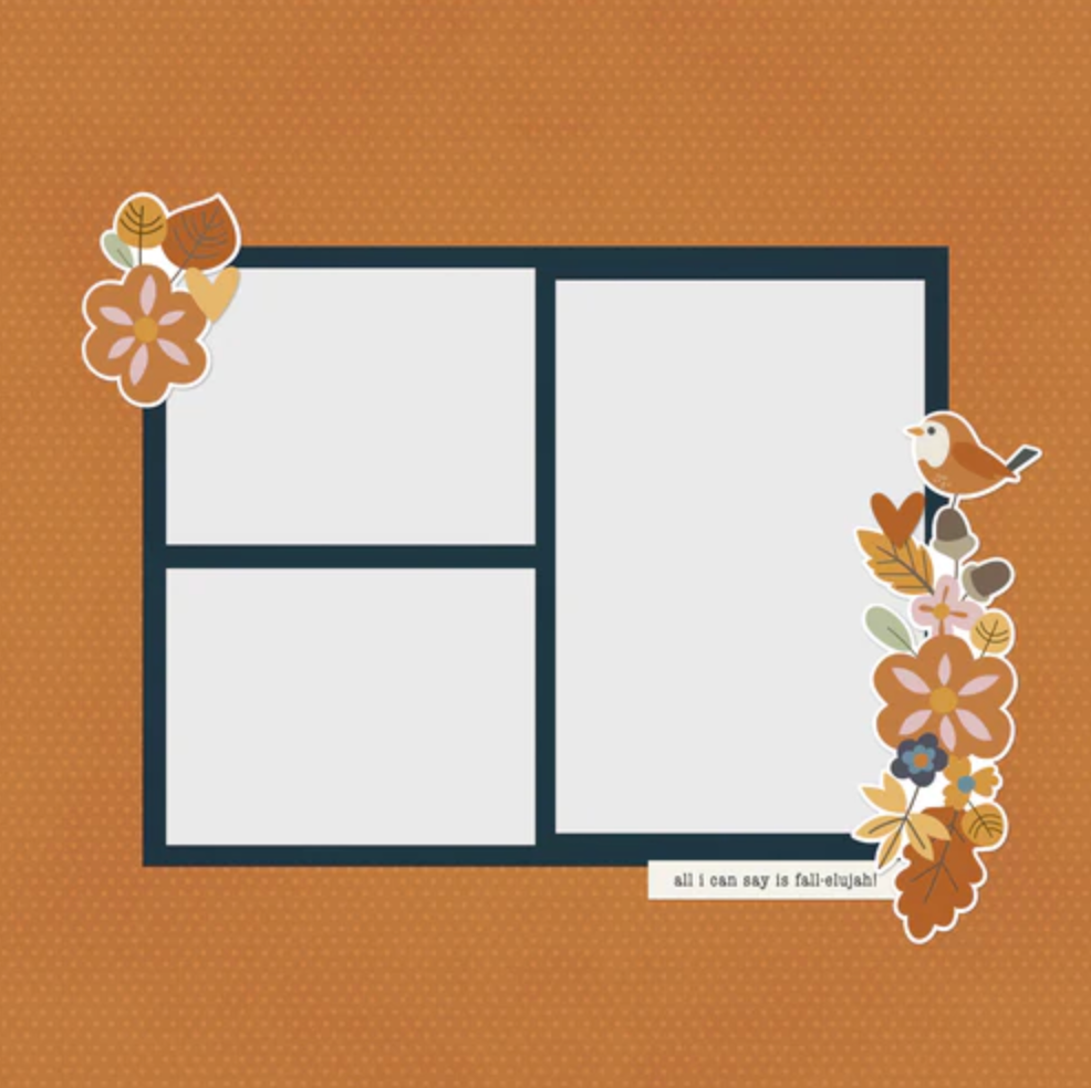 Simple Stories Page Pieces - Acorn Lane