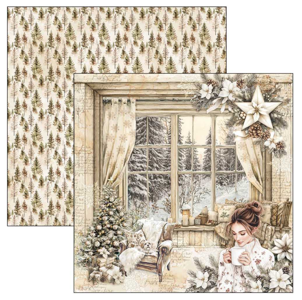 Ciao Bella Winter Season Pad 8"x8" 12/Pkg