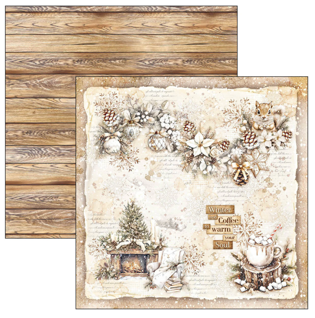 Ciao Bella Winter Season Pad 8"x8" 12/Pkg