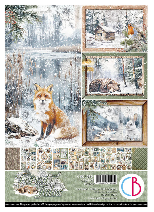 Ciao Bella Forest Tales Creative Pad A4 9/Pkg