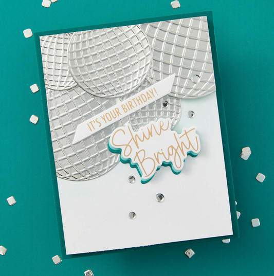 Spellbinders Disco Balls Etched Dies