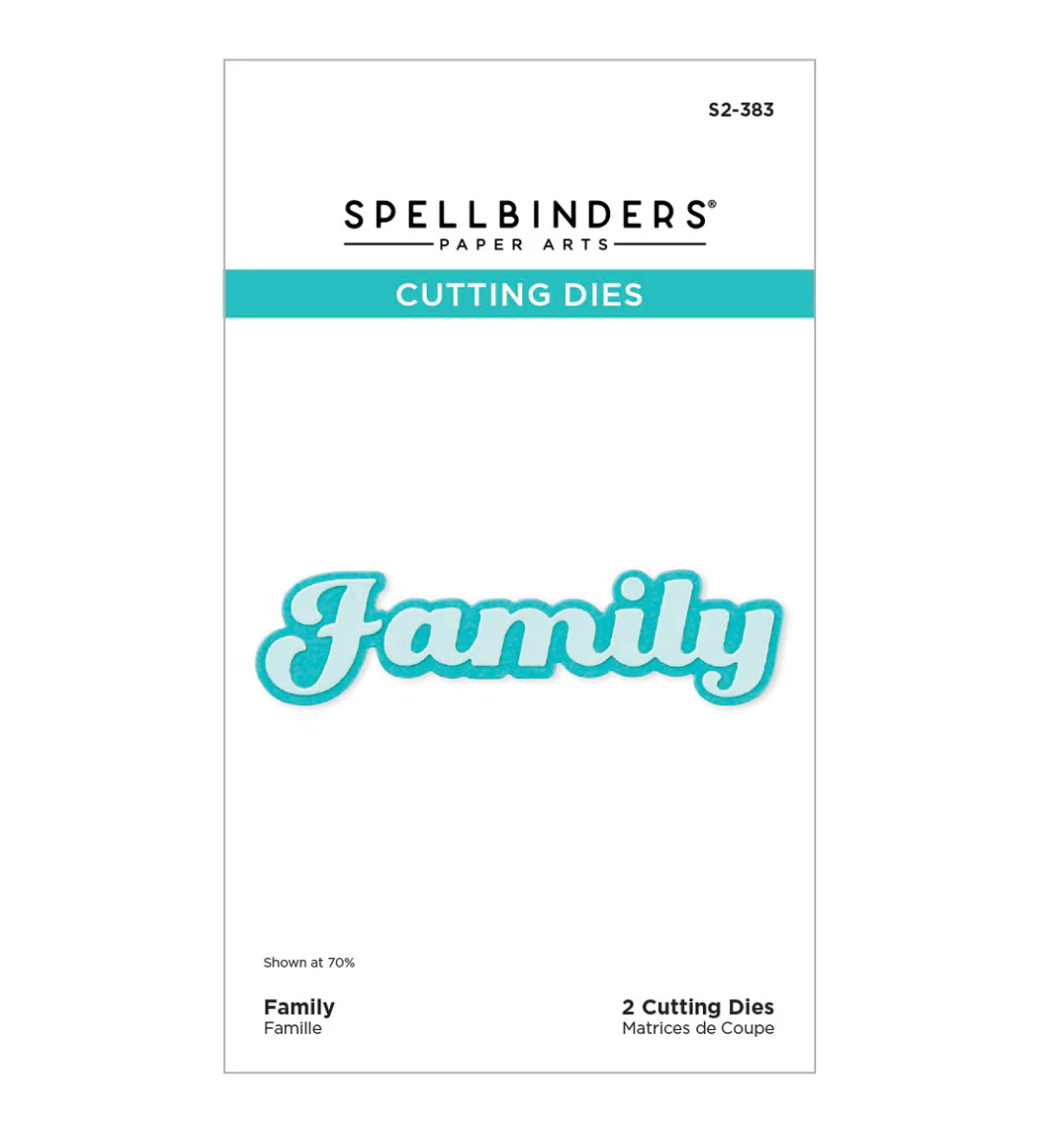 Spellbinders Family Etched Dies