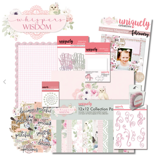 Uniquely Creative Whispers of Wisdom Creative Kit