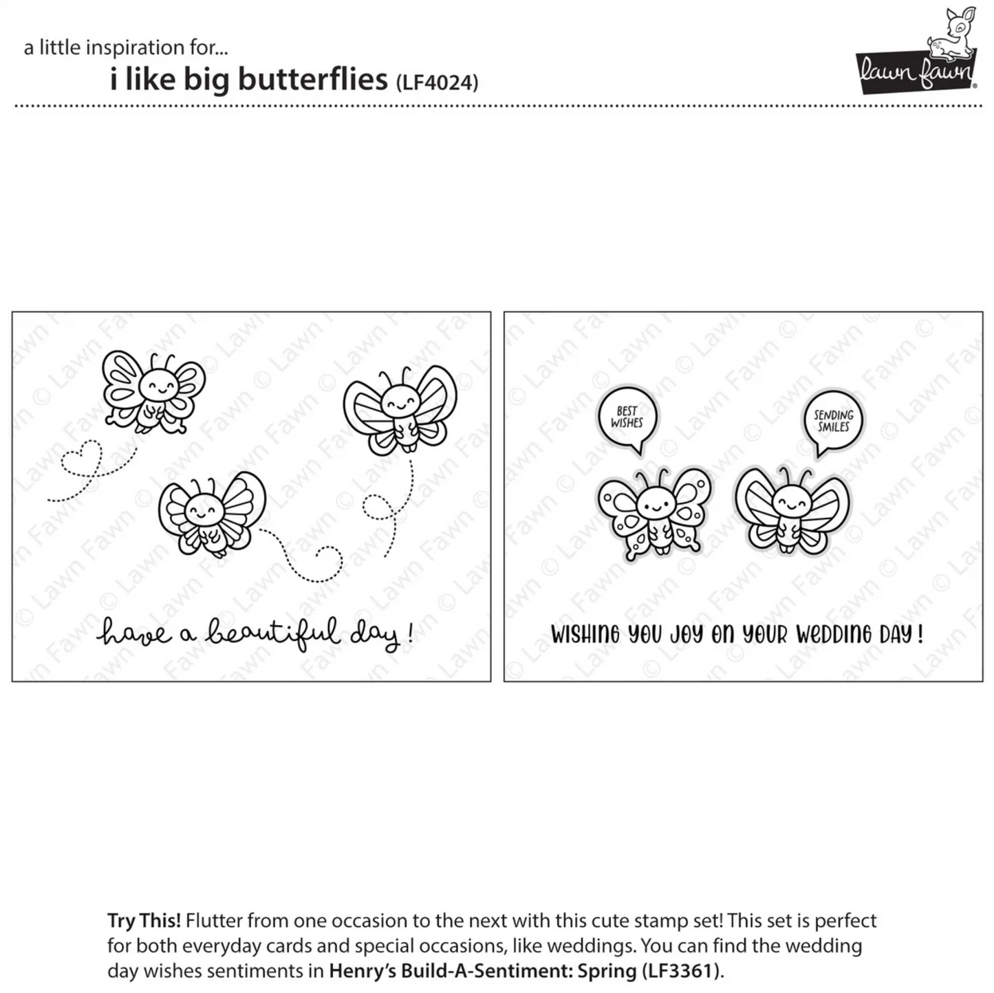 Lawn Fawn I Like Big Butterflies