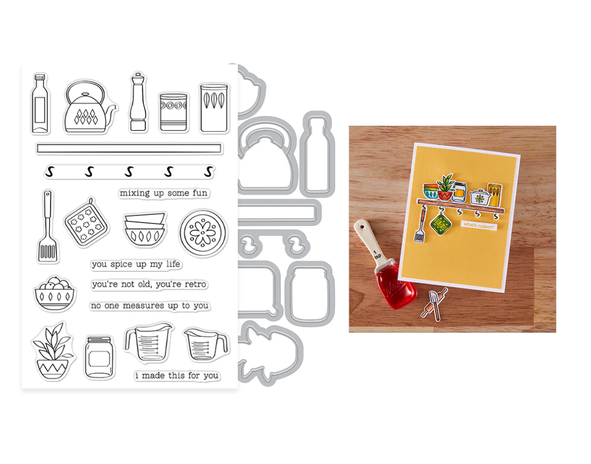 On The Shelf Stamp &amp; Cut Set