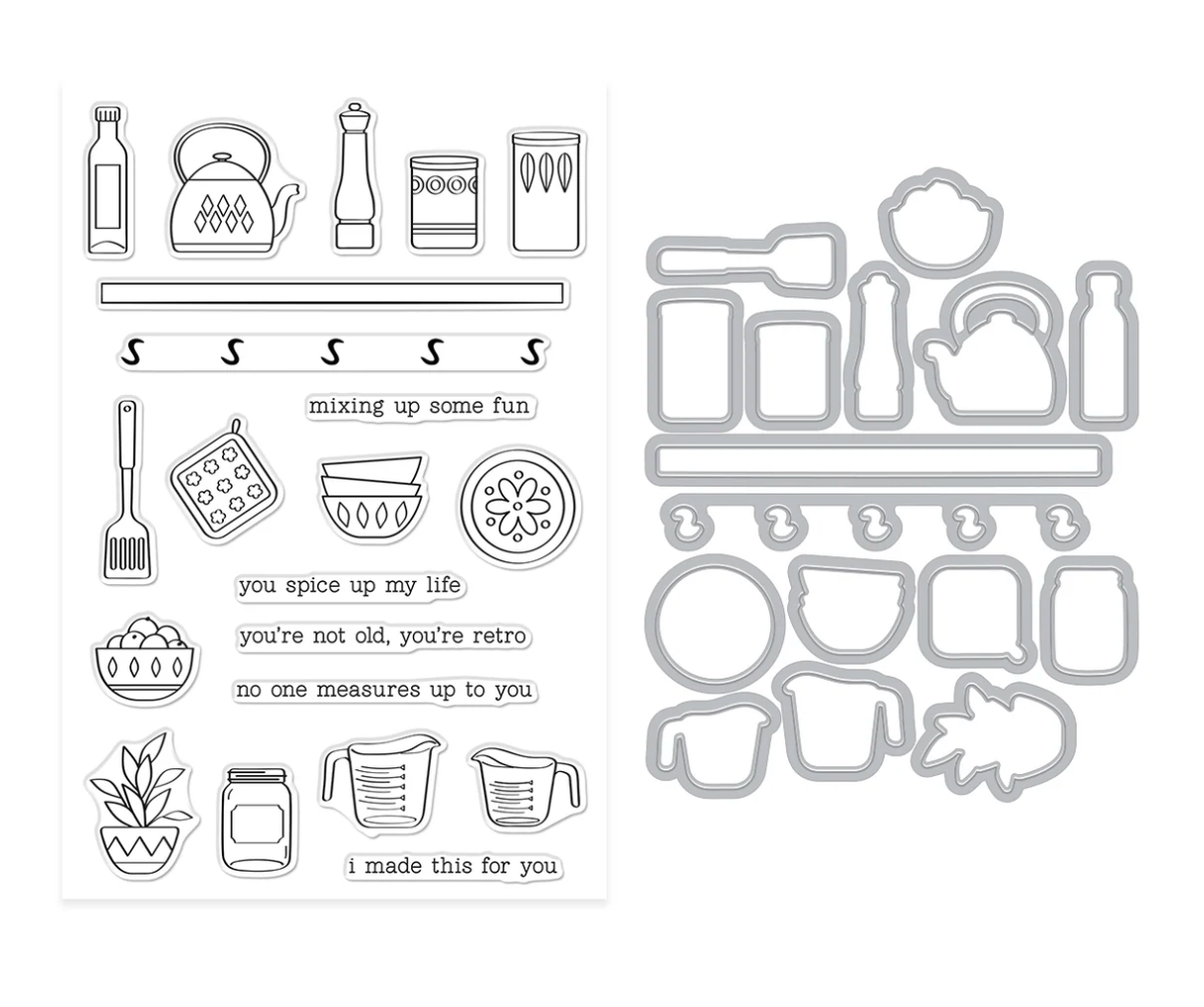 On The Shelf Stamp &amp; Cut Set