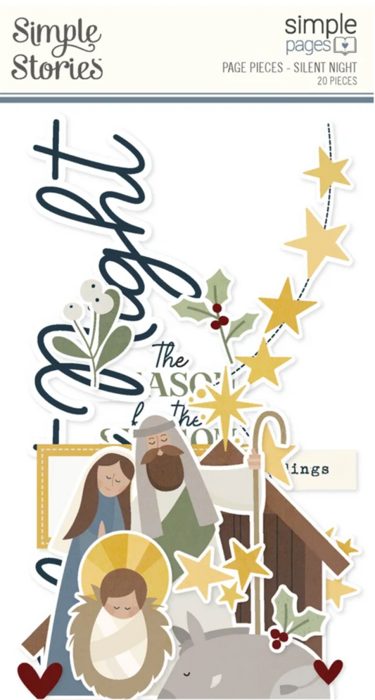 Silent Night - Simple Stories Page Pieces