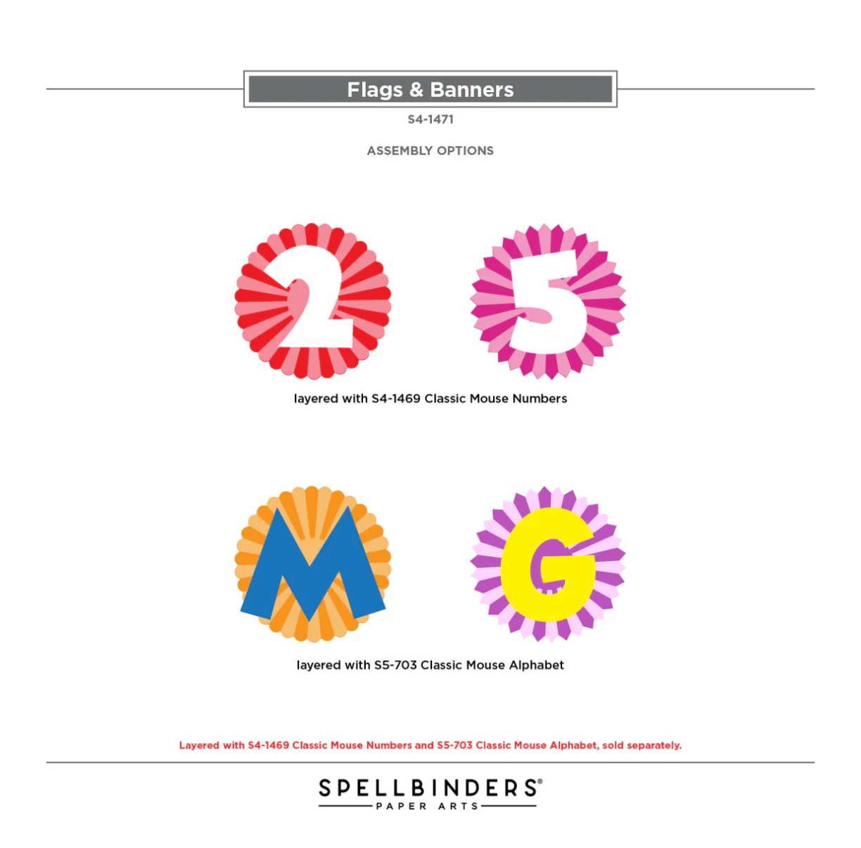 Flags & Banners Etched Dies