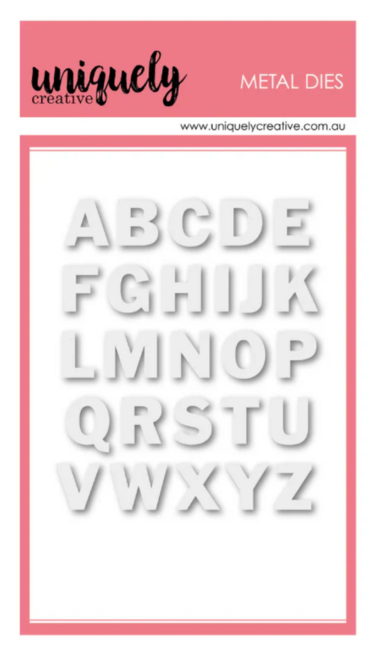 Small Uppercase Alphabet Dies