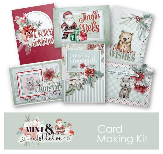 Uniquely Creative Mint & Mistletoe Card Making Kit