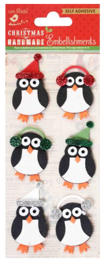 Little Birdie Christmas Stickers