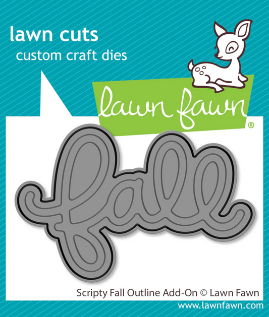 Lawn Fawn Scripty Fall & Outline Add-On Bundle