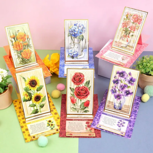 Hunkydory Floral Easel Reveal Cards