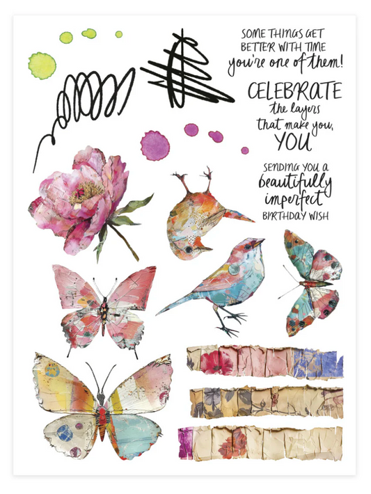 Spellbinders Beautifully Imperfect Rub-Ons
