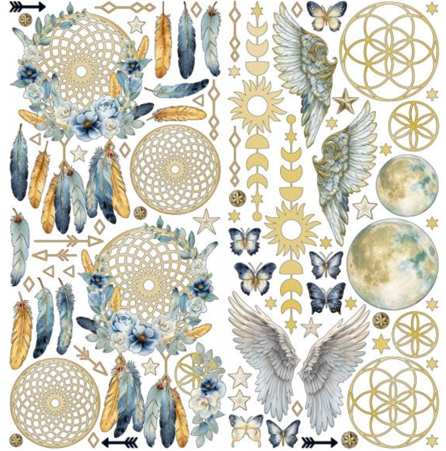 49 and Market Starlight Dreams 6x8 Pad & Laser Cut Elements
