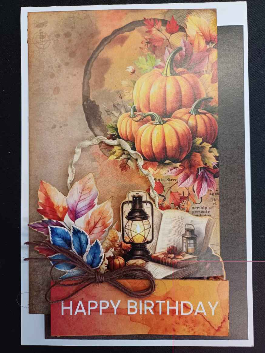 3Quarter Designs Falling Leaves 6x4 Card Pack