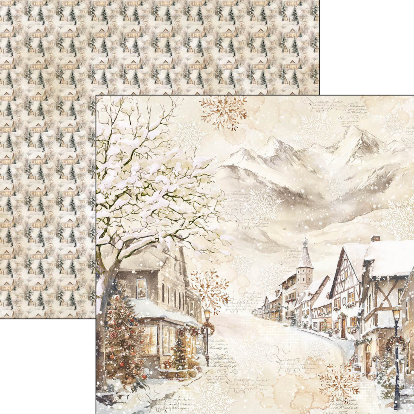 Ciao Bella Winter Season Paper Pad 12"x12"