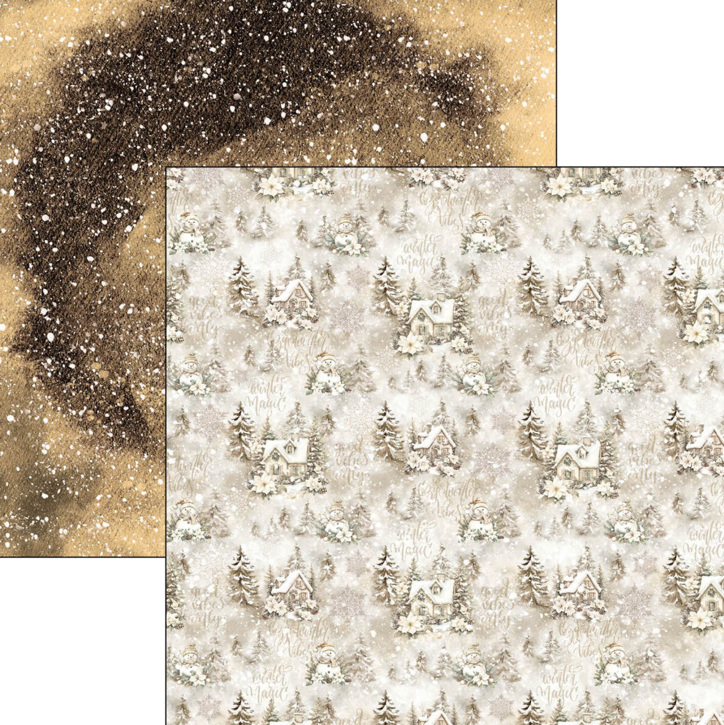 Ciao Bella Winter Season Paper Pad 12"x12"