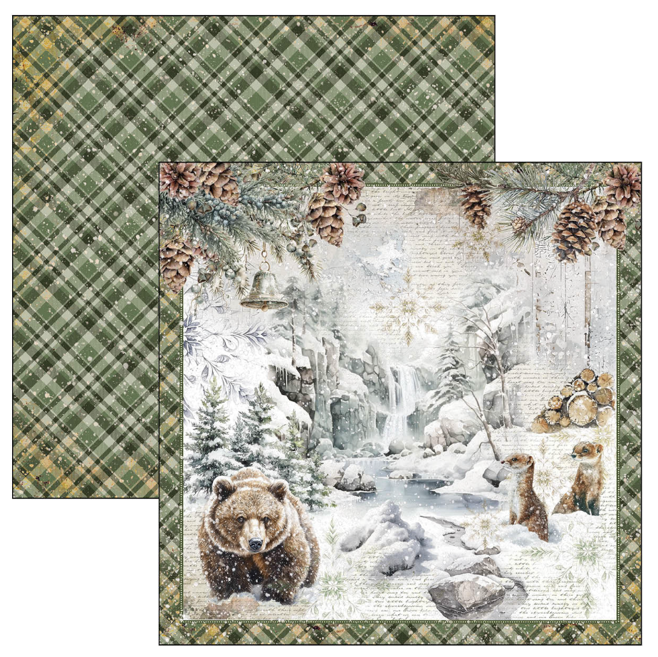 Ciao Bella Forest Tales Paper Pad 12"x12" 12/Pkg