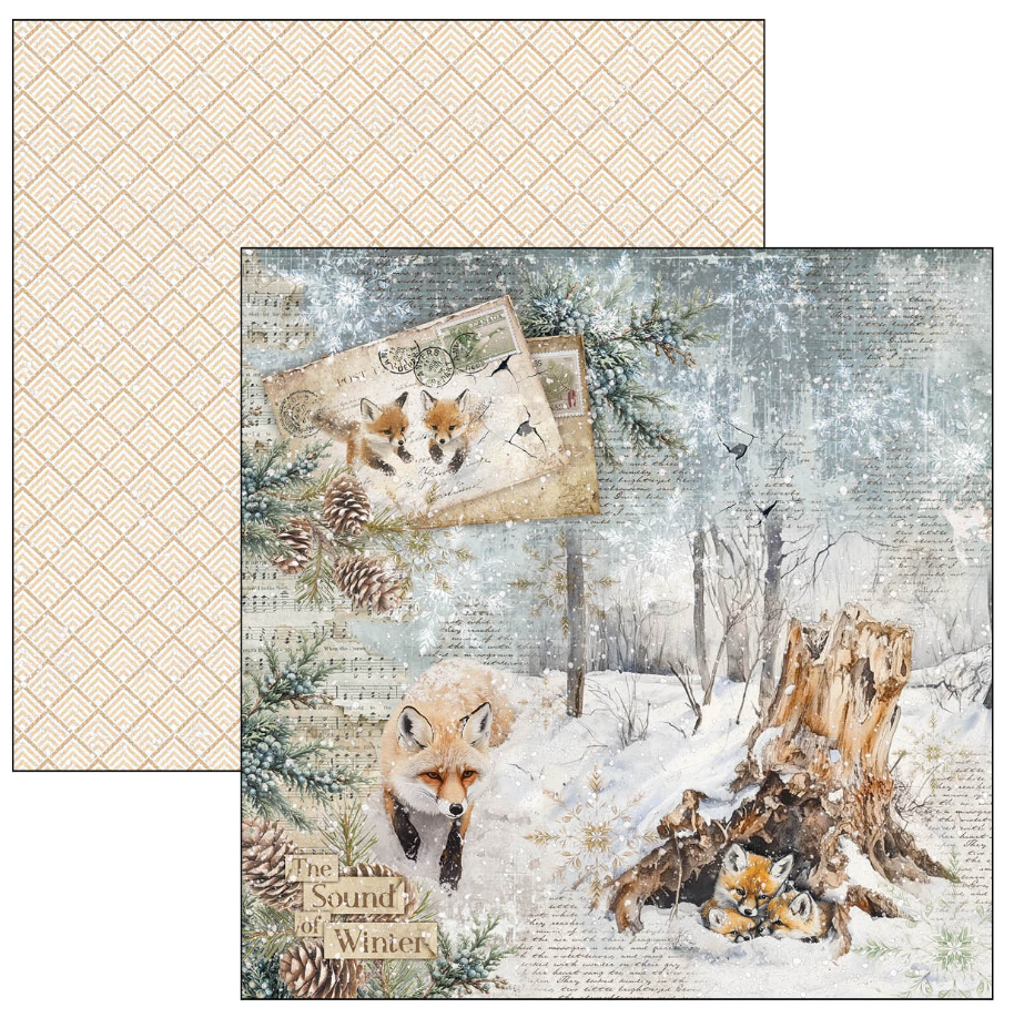 Ciao Bella Forest Tales Paper Pad 12"x12" 12/Pkg