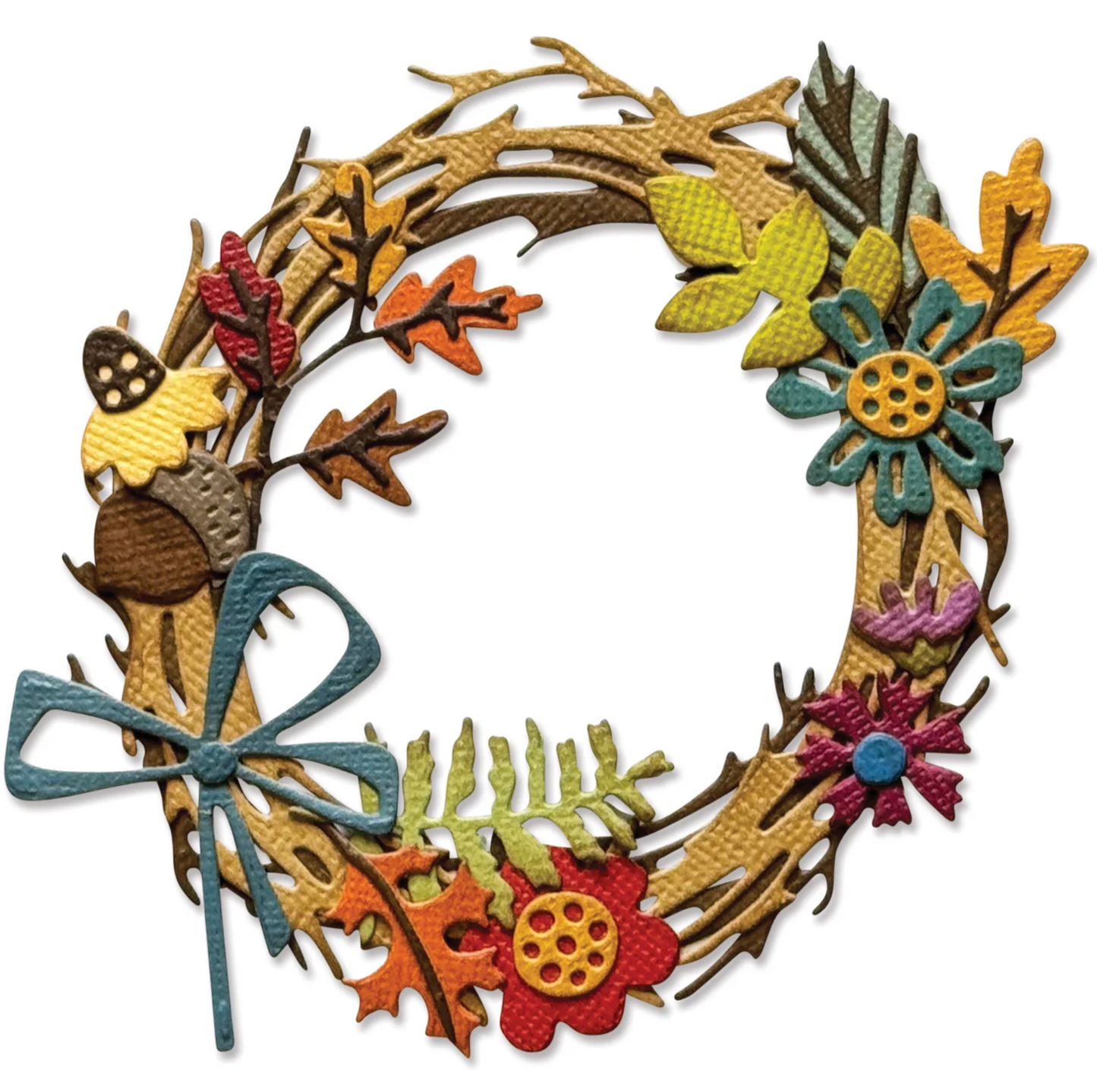 Sizzix Vault Foliage Wreath Thinlits