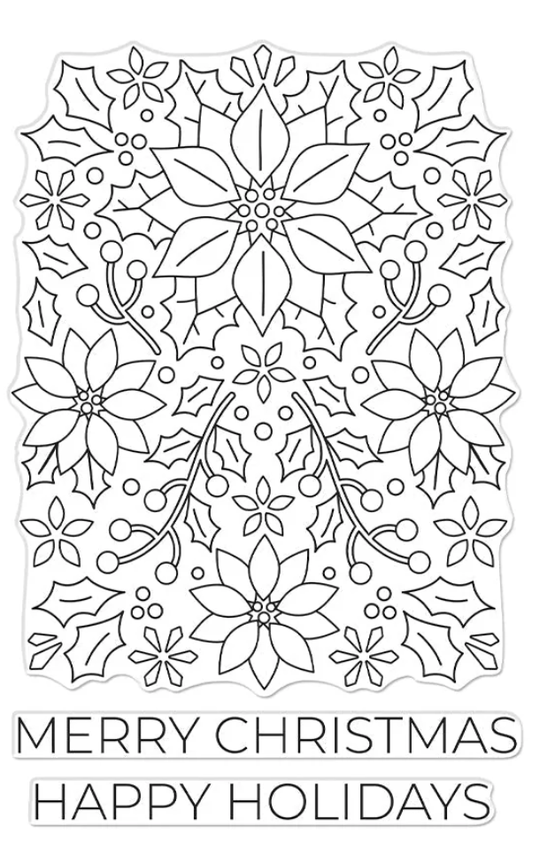Hero Arts Poinsettia Pattern Bundle