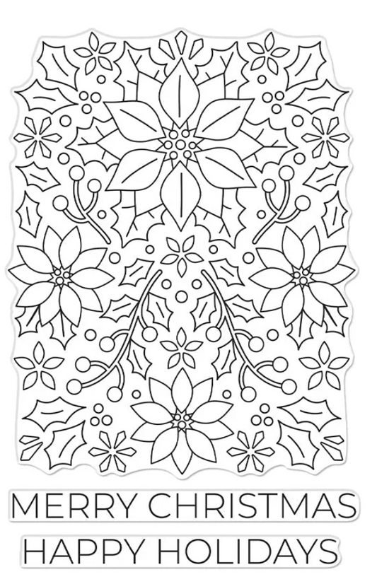 Hero Arts Poinsettia Pattern Bundle