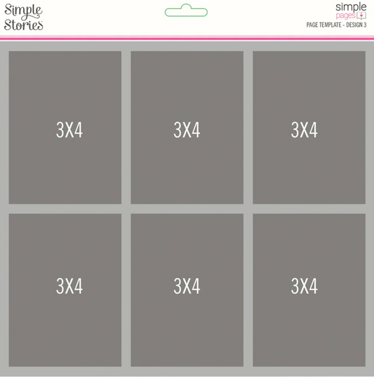 Simple Stories Page Template #3