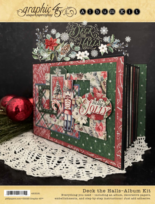 Graphic 45 Deck the Halls Policy Envelope Album