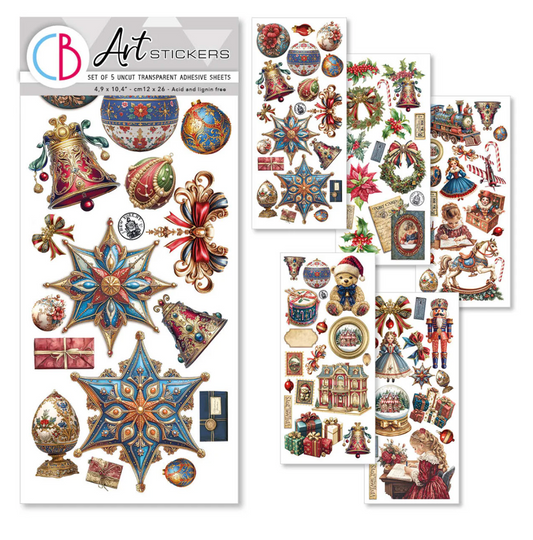 Ciao Bella Toy Shop Transparent Adhesive Sheets 5/Pkg