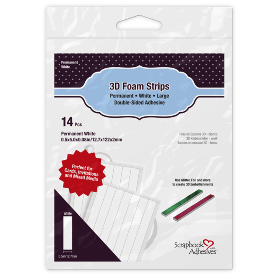 3D Foam Strips Large