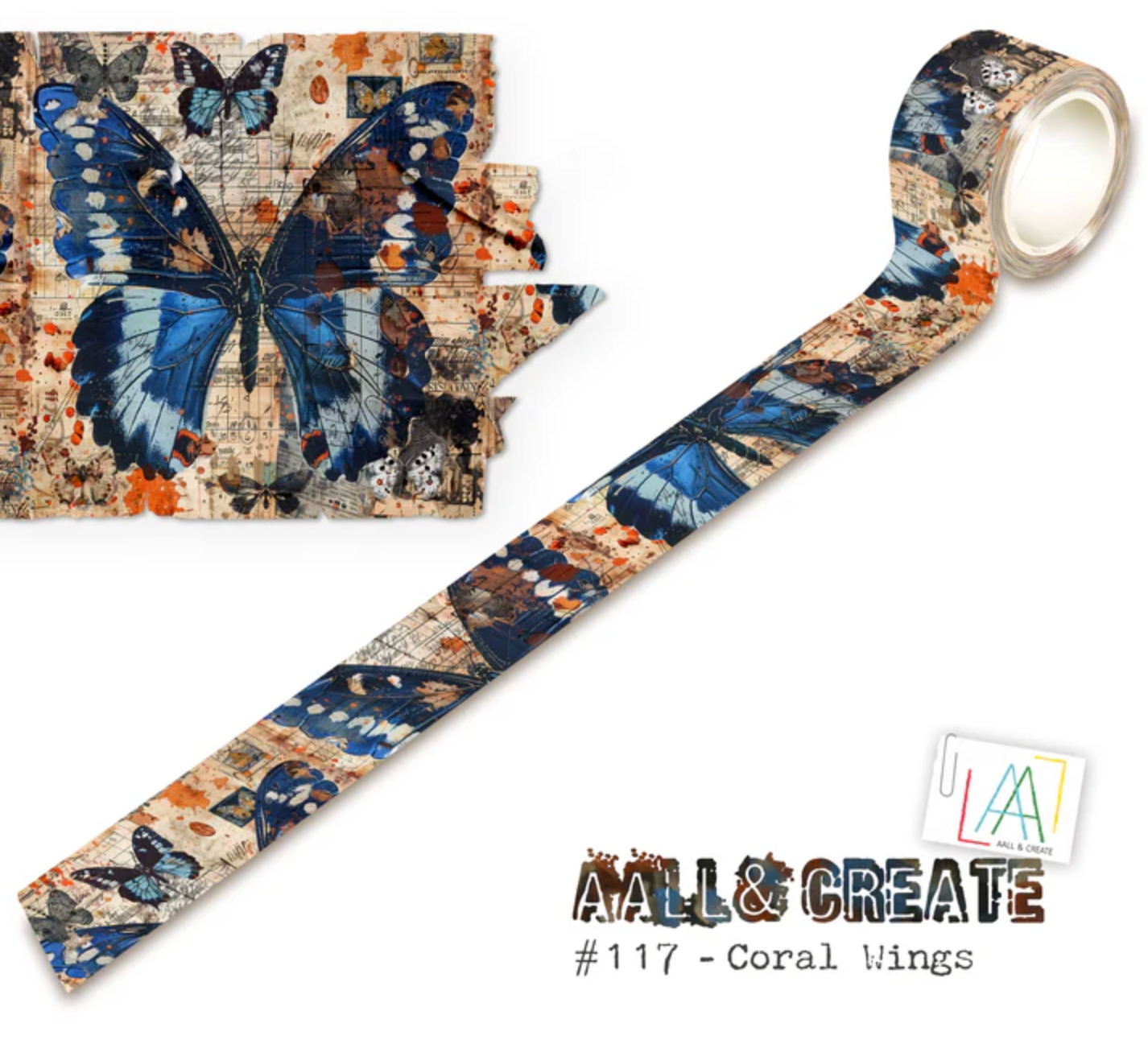 AALL & Create Coral Wings Layered Washi Tape