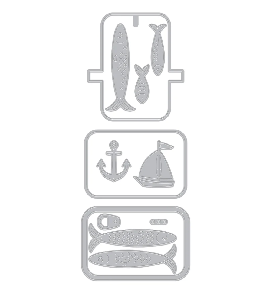 Hero Arts Big Mouth Sardine Die Set