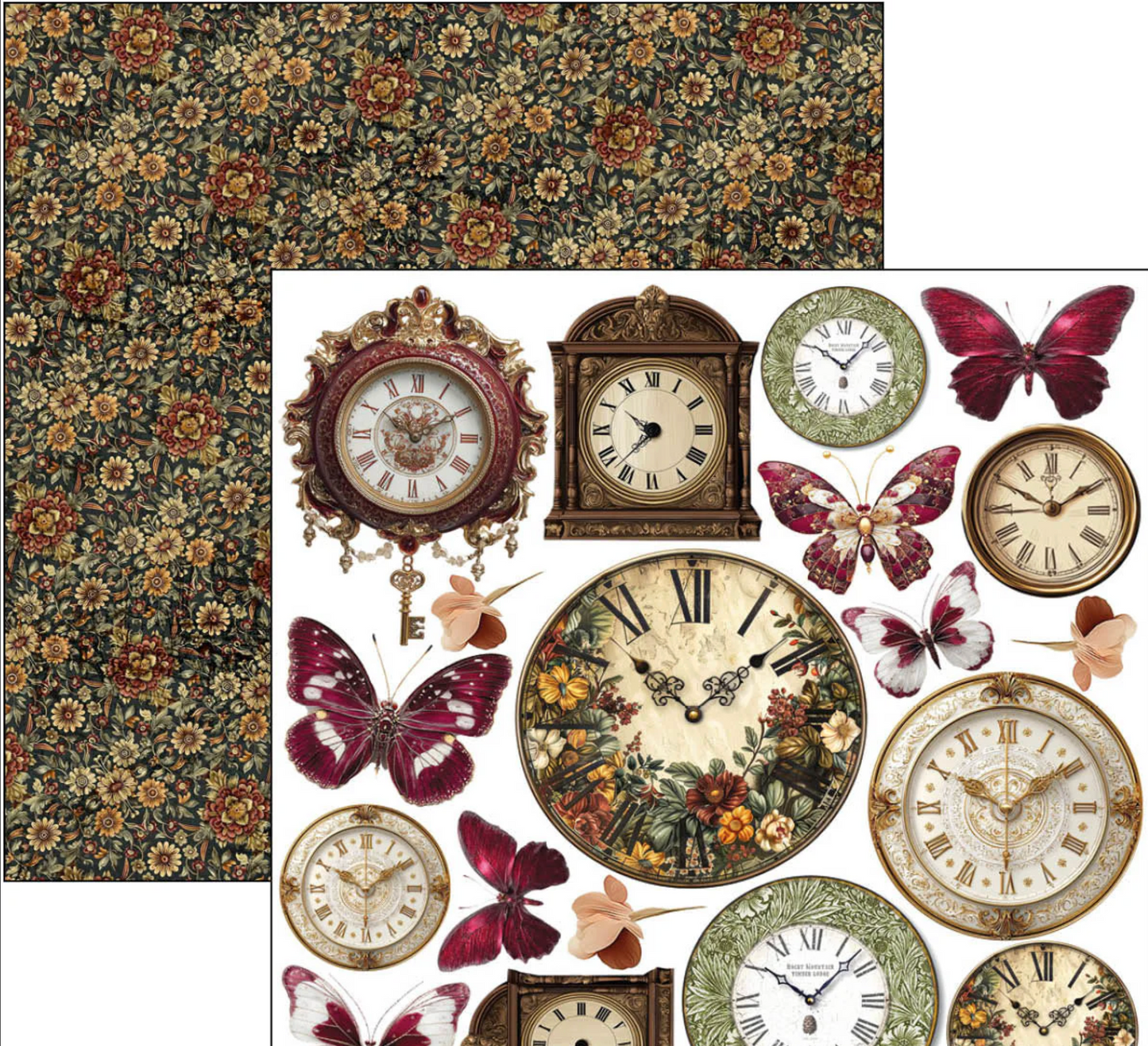 Ciao Bella Book Lovers Fussy Cut Pad 6"x6" 24/Pkg